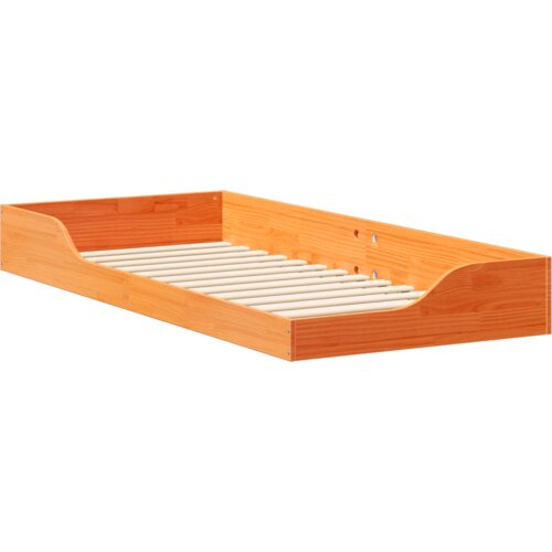  Konstrukcija postelje Voskast rjav 100 x 210 cm, (5000128345) Slike