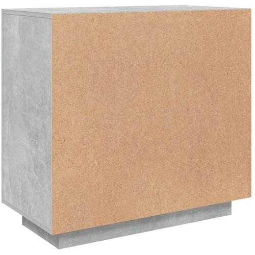 VidaXL komoda siva boja betona 80x40x75 cm od konstruiranog drvo Slike