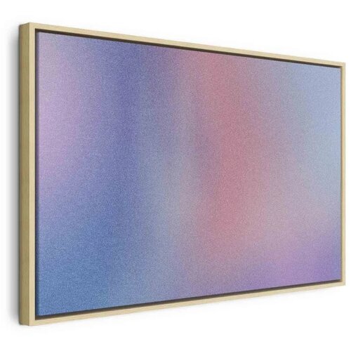  Slika - Rainbow Gradient - Delicate Multicolored Gradient Resembling Mist 90x60 U prirodnom drvenom okviru Cijene
