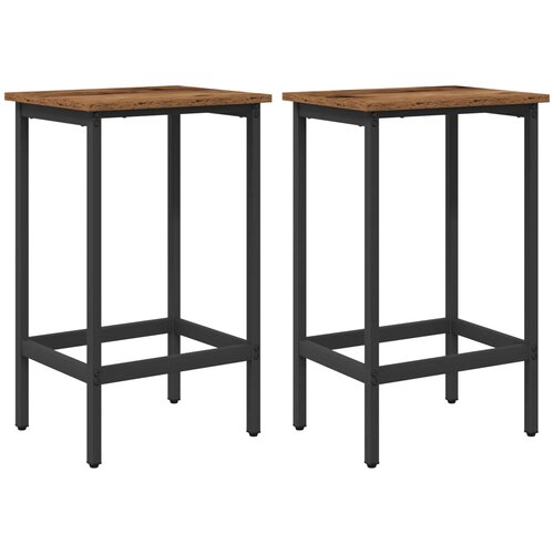  stolica 2 kom. Staro drvo 40 x 32 x 64 cm Slike