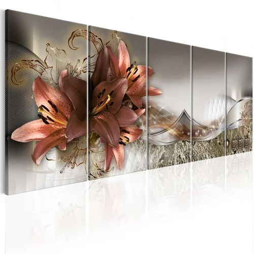  Slika - Lilies and Abstraction 200x80