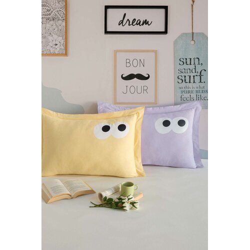 Lessentiel Maison Funny set jastučnica, 50x70 cm, žuto-ljubičasta Cene