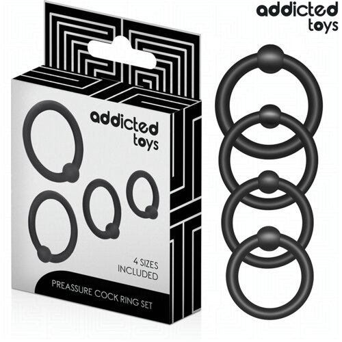 Addicted Toys Cock Komplet Erekcijskih ObroČkov Addicted Toys Iii Slike