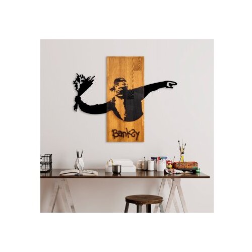WALLXPERT zidna dekoracija banksy flower thrower Cene