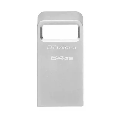 Kingston USB DISK 64GB DT Micro, 3.1, srebrn, kovinski, micro format, 3.2, srebrn, kovinski, micro DTMC3G2/64GB