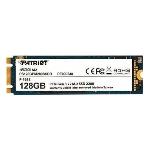 Patriot SSD M.2 128GB Scorch NVMe 1700/415MB/s, PS128GPM280SSDR ssd hard disk Slike