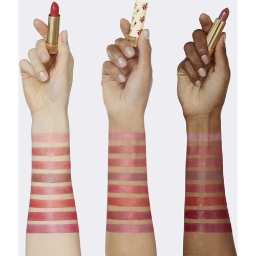 Gucci Beauty Rouge &amp;agrave; L&amp;egrave;vres Voile sjajilo za usne nijansa 502 Eadie Scarlet 3.5 g Slike