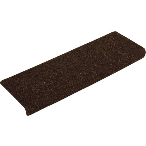  Otirači za stepenice 15 kom pro&amp;scaron;iveni 65x21x4 cm smeđi Slike