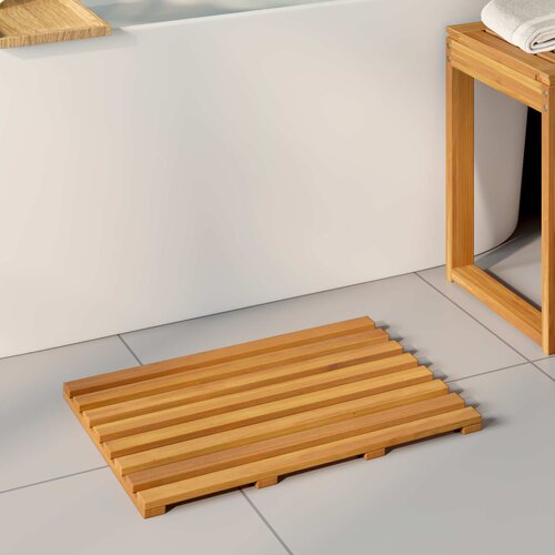 Prostirka za kupanje Smeđa 56 x 37 x 2,5 cm boja drva Cijene