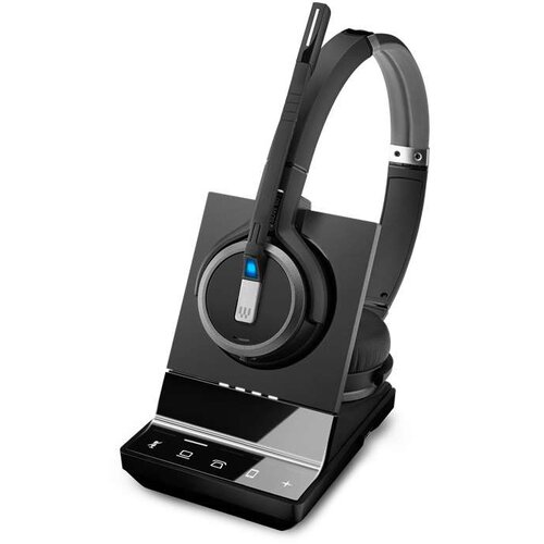 Epos IMPACT SDW 5065 Dual-sided wireless DECT headset dual connectivity noise cancelling system optimized for UC and with Skype for Business inter Slike