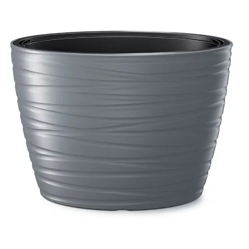 Prosperplast Saksija Maze E600, Siva Slike