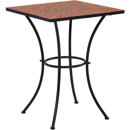 VidaXL Bistro mizica z mozaikom terakota 60 cm keramika, (20625373) Slike