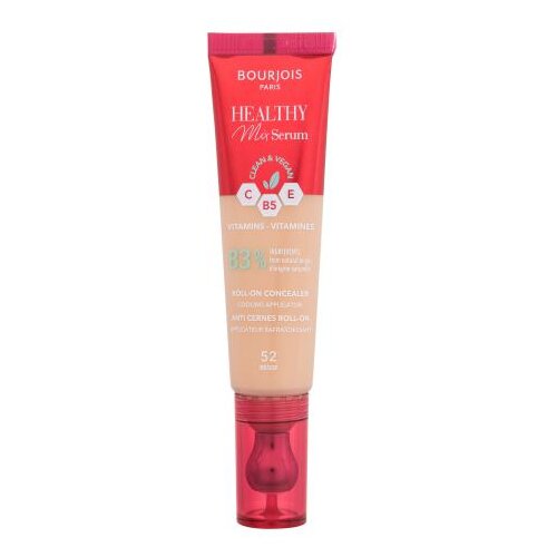 Bourjois Healthy Mix Serum Clean &amp;amp; Vegan Roll-on Concealer korektor z učinkom seruma za okoli oči 13 ml Odtenek 52 beige Slike
