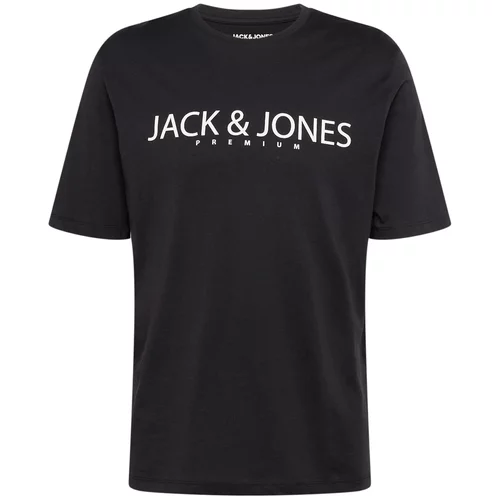 Jack & Jones Majica crna / bijela