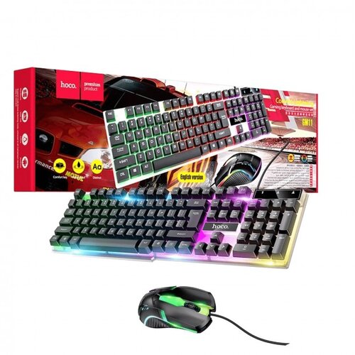 hoco. Tipkovnica + miš, gaming set, RGB osvjetljenje USB ulaz Cijene