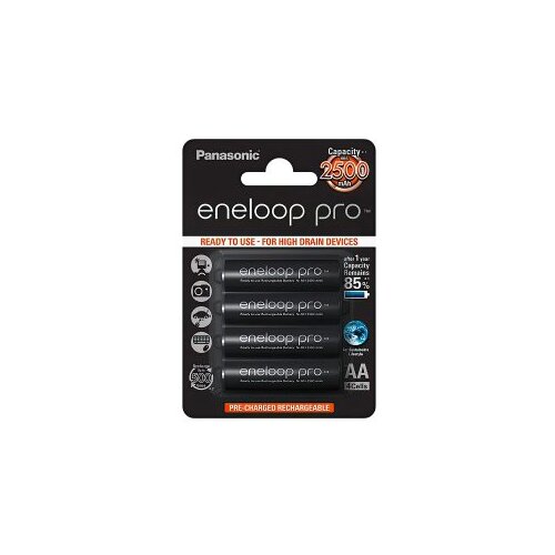 Panasonic punjive baterije eneloop pro AA/4B (BK-3HCDE/4CP) Slike