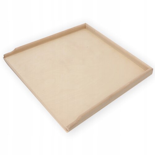 KADAX Velika lesena deska za pecivo 56x48cm XXL enostranska masivna kuhinja, (5000358409) Slike