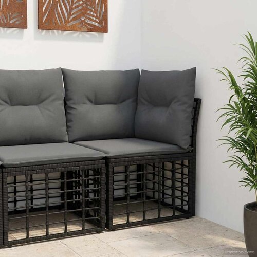  Modularni zunaji kotiček za sedežno enoto Črna 62 x 62 x 70 cm, (5000240805) Cene