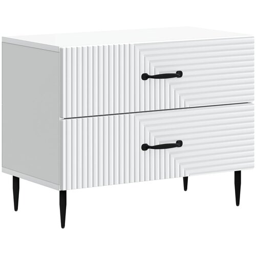 Noćni ormar Bijela 62 x 34,5 x 47,5 cm Konstruirano drvo Cijene