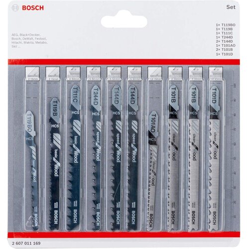 Bosch list ubodne testere set 10 komada Wood - 2607011169 Cene