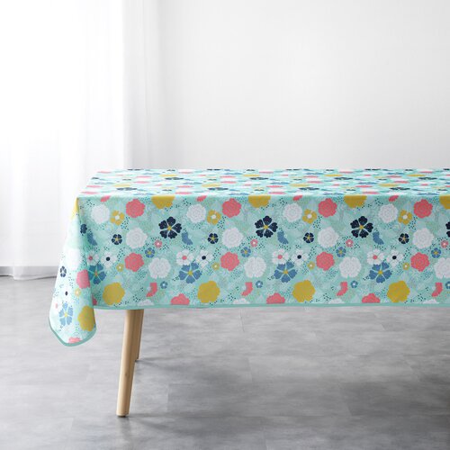 Douceur d intérieur prti NAPPE RECTANGLE 150 x 240 CM POLYESTER IMPRIME LILY MENTHE Večbarvna Cene