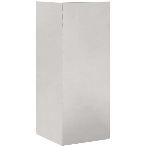 VidaXL Ograda protiv puževa Srebrno 10 x 10 x 25 cm Nehrđajući čelik Slike