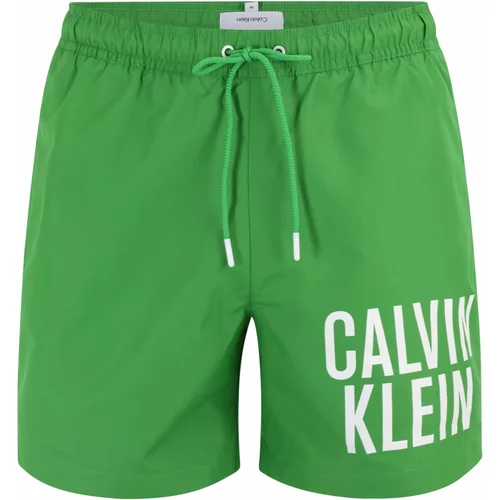 Calvin Klein Underwear Kratke kopalne hlače svetlo zelena / bela