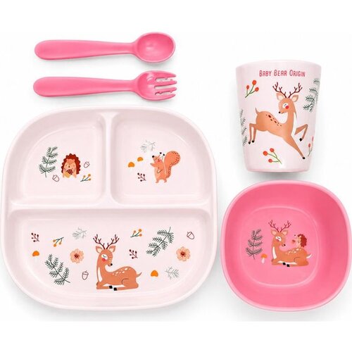 Bbo set za hranjenje &amp;ndash; pink deer ( 45358PD ) Slike
