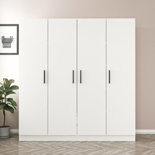 Hanah home Ormar Kale-2186, 180x190x52 cm, Bijela Cijene