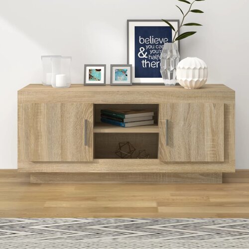 Furnova TV omarica sonoma hrast 102x35x45 cm inženirski les, (21924086) Cene