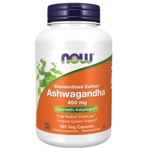 Now Foods Ashwagandha 450 mg 180 kaps. Cene