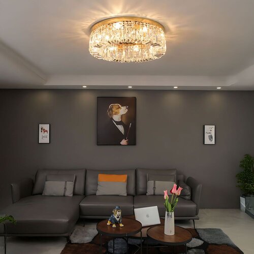 Toolight Luster APP1728-6C 50 cm Gold Slike