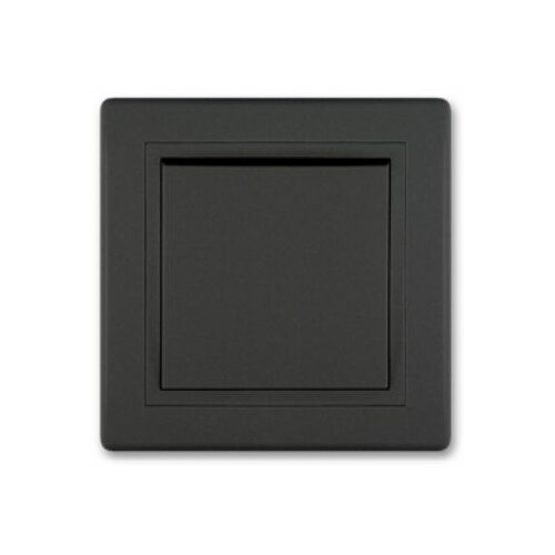 Aling Conel sklopka naizmenična 10A 250V~, crna soft B/M Slike