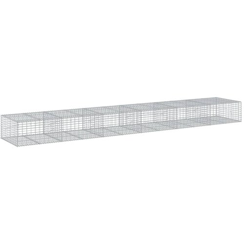  Gabionska ko&amp;scaron;ara s poklopcem 600x100x50 cm pocinčano željezo Slike