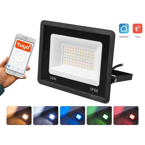  RGB LED reflektor 50W Wi-Fi Tuya SMART IP65 z vtikačem Cene