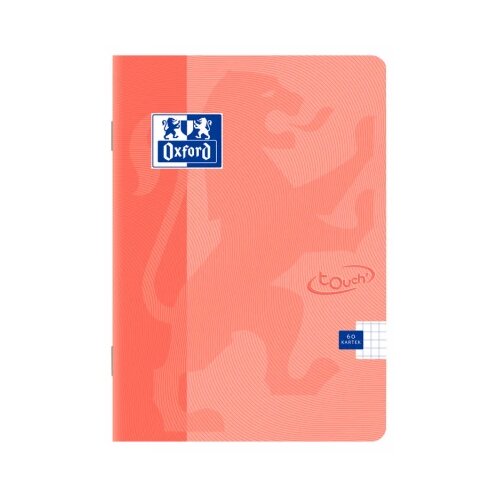  Sveska A5 Oxford soft TP 60 lista Touch Pastel, 90g, optički papir, margine crvena Oxford karo 15SVX018KD Cene