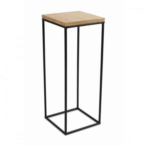  Stalak za cveće BASICLOFT 60x24 crna/smeđa Slike