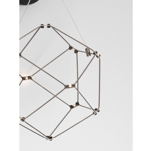 Nova Luce Črna aluminijasta LED stenska svetilka Nebula &amp;ndash; Slike