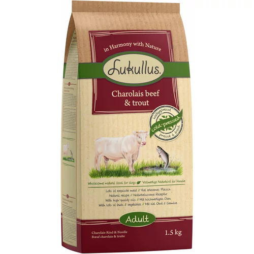 Lukullus charolais govedina i pastrva - 1,5 kg