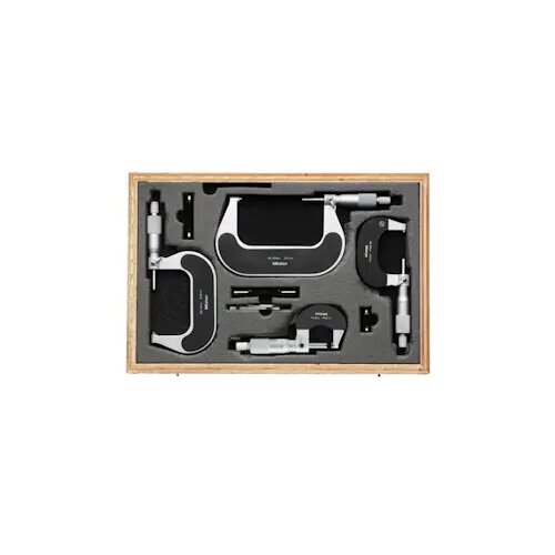 MITUTOYO garnitura mikrometara za spolja&amp;scaron;nje merenje 0-100mm 102-911-40 Slike