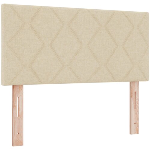 vidaXL Naslon za glavo sodiščni blokov oblikovanje Krem 90 cm Tkanina, (22083463) Cene