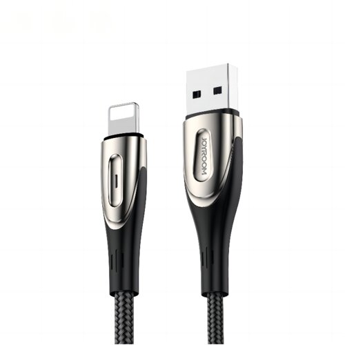 Joyroom iPhone USB-A - Lightning Fast Charging Cable Sharp Series 1,2 m črn, (21101760) Cene