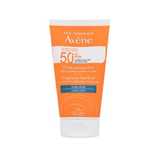 Avene Sun Fragrance-Free Fluid vodootporno proizvod za zaštitu lica od sunca za normalnu kožu 50 ml unisex Cene