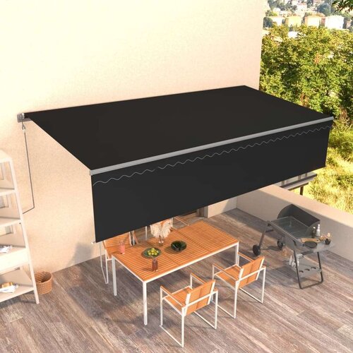  Automatska tenda na uvlačenje s roletom 6 x 3 m antracit Cijene