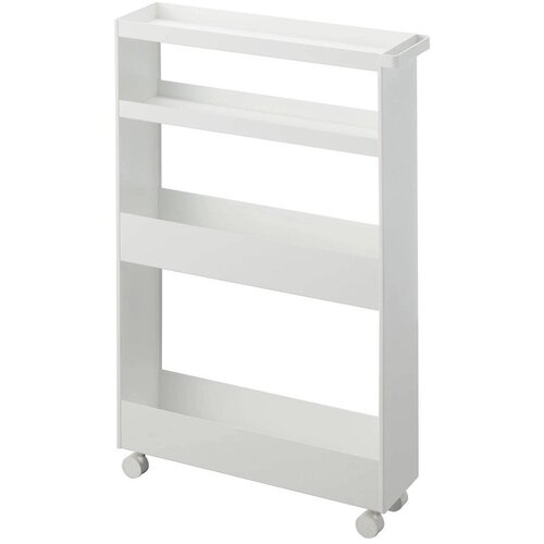 YAMAZAKI Mat bela jeklena kopalni&scaron;ka polica 48x80,5 cm Tower &ndash; Cene