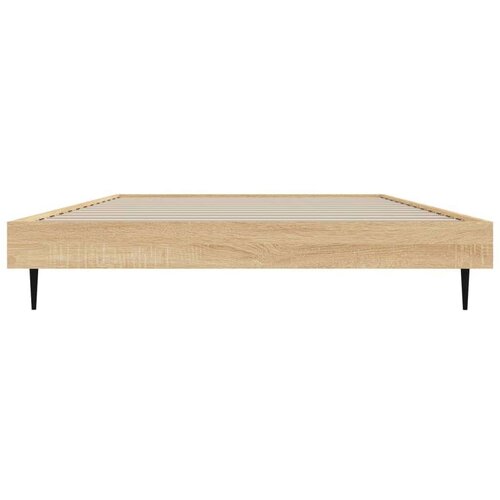 VidaXL Okvir za krevet boja hrasta 90x200 cm konstruirano drvo Slike