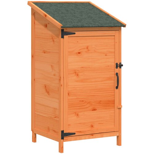 vidaXL Vrtno skladišče Rjava 59 x 56 x 113,5 cm Inženirski les, (5000235343) Cene