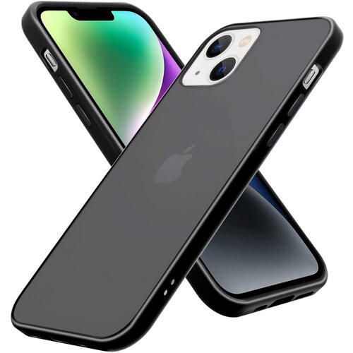 Cadorabo Ohi&scaron;je, združljiv z Apple v Frosted Black - Hibrid za&scaron;čitni pokrov s TPU Silikonom v notranjosti in Matt Plastic Back, (20604110) Cene