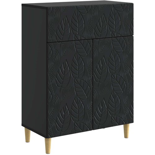 vidaXL Kreveta Crna 66 x 34 5 x 90 cm Konstruirano drvo - Crna Cene
