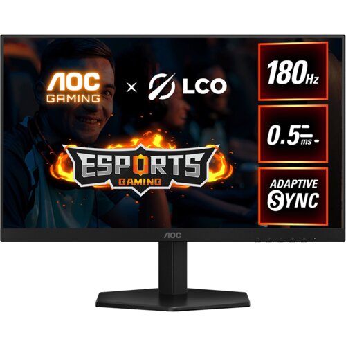  MONITOR AOC LED 24G42E 23.8&amp;quot; Fast IPS Gaming 180Hz 1920x1080 (FHD) Adaptive Sync 0.5ms 300 cd/m2 1000:1 HDMI 2.0, DisplayPort 1.4, Tilt VESA Slike